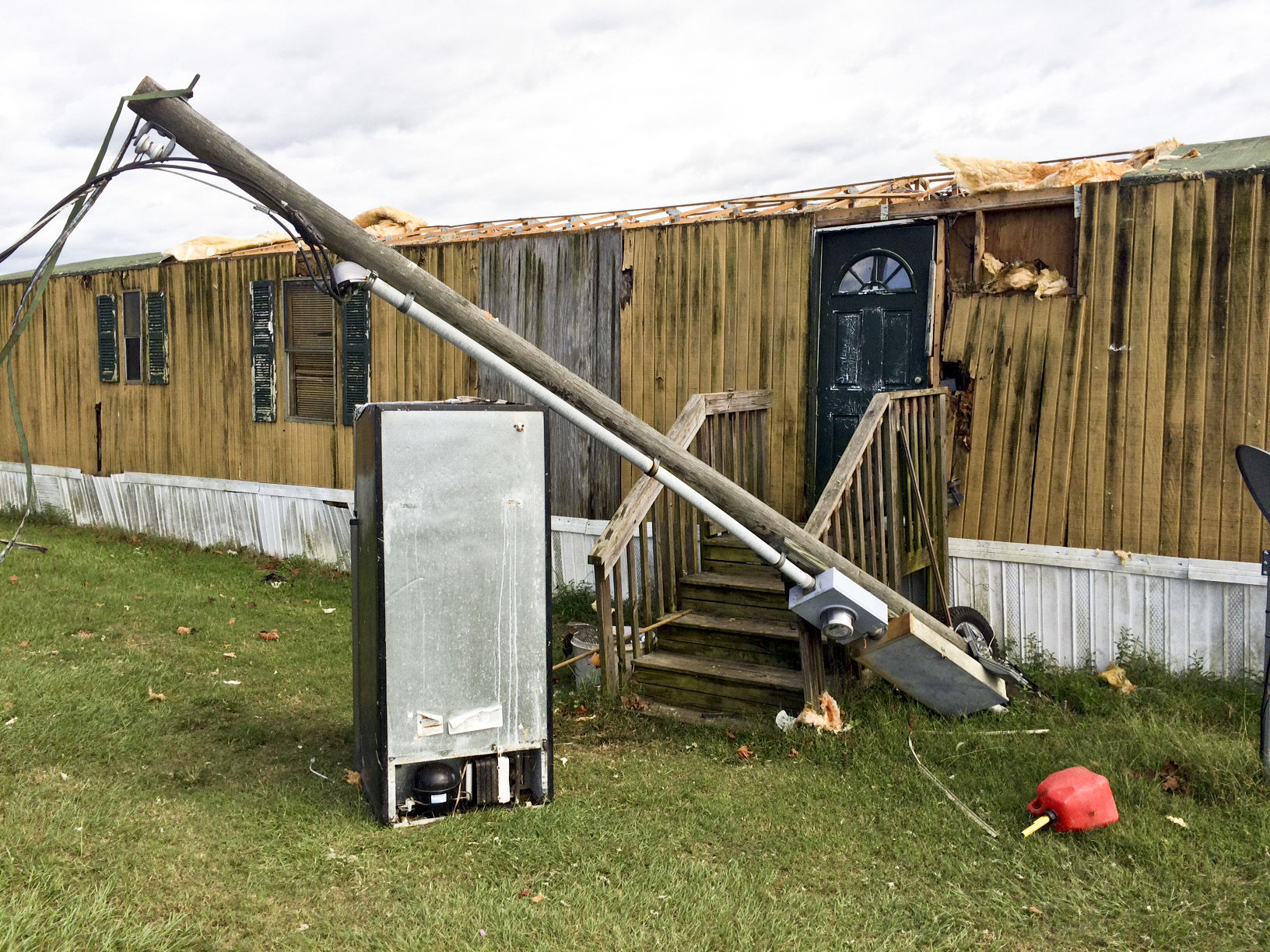 Michael Home Destroyed